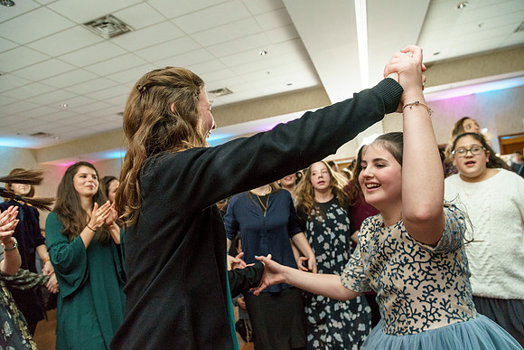 Anna's Bat Mitzvah Dancing-44